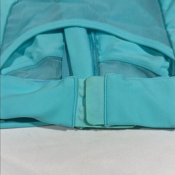 Outdoor Voices Splash Knit Zip Front Bra Women's Capri medium - Picture 4 of 7